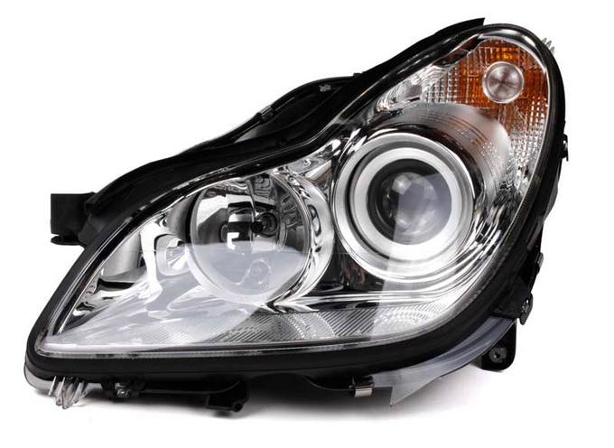 Mercedes Headlight Assembly - Driver Side (Halogen) 2198204161 - Hella 008821051